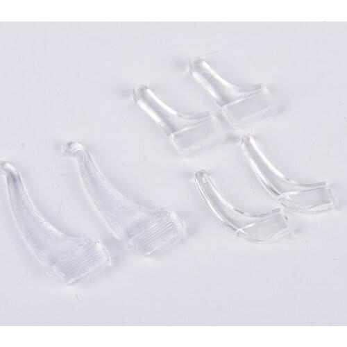 10 Pairs Soft Eyewear Transparent Anti Slip Silicone Ear Hook Temple Tip Holder Eyes Glasses Accessories