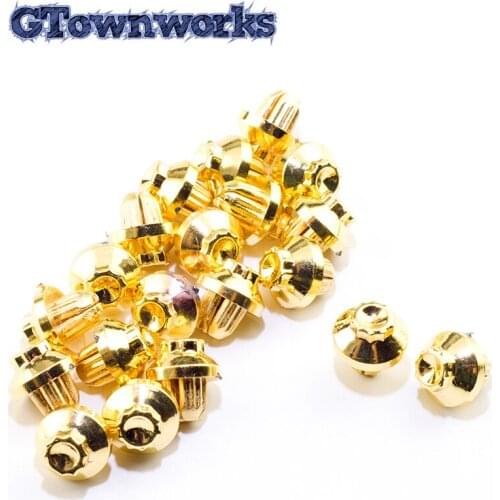 100pcs Wheel Lip Rivets Nuts Auto Nail Wheel Tire Air Valve Stem Caps Auto Clips Decoration