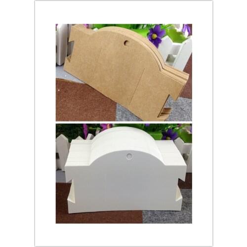 100pcs Hair Accessory Brown Packaging Paper Packing Cards blank Hair Clip cards Jewelry Cards Hairpin Cards Accept custom logo