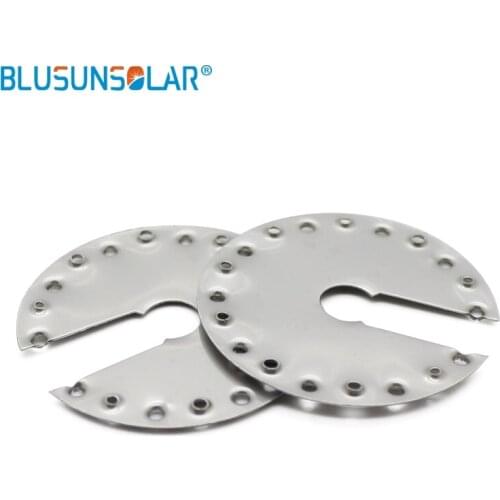 20 pcs/lot Round Grounding Clip use in Solar Mounting System Grounding gasket Solar Installation Clamp