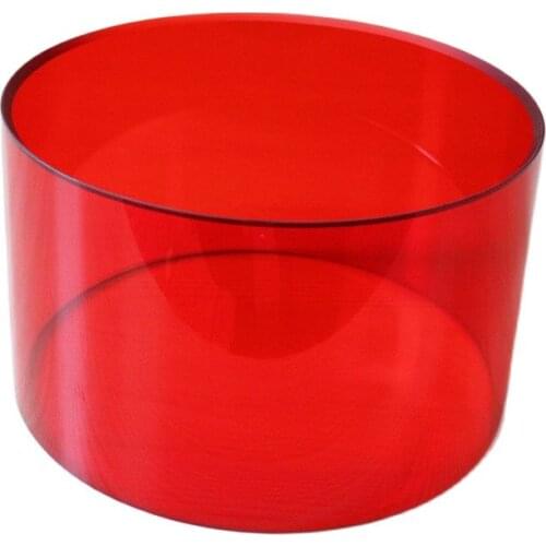 8x7inch Acrylic Drum Shell 8inch Diameter 7inch Depth Drum Shell Undrilled (no Holes) with 45 Degree Bearing Edge 6mm Thickness