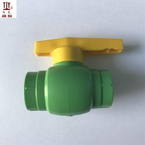 Free shipping DN20-110mm PP-R steel ball valve, water valve, PPR pipe fittings
