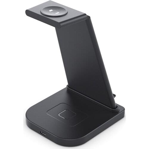 3 in 1 Wireless Charger Fast Charge Stand For iPhone Xs Max Xs XR Charger Dock For Apple Watch Airpods 1 2 10W Wireless Charge