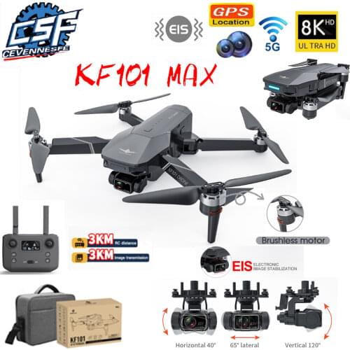 CEVENNESFE 2021 NEW Drone 8K HD Camera 5G Wifi 3-Axis Gimbal EIS Anti-shake GPS FPV Quadcopter 30mins Flight Time RC Helicopter