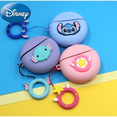 Disney Case For Huawei Freebuds 3 Wireless Charging Case Soft Silicone Protective Cover Accessories Case For Huawei Freebuds 3