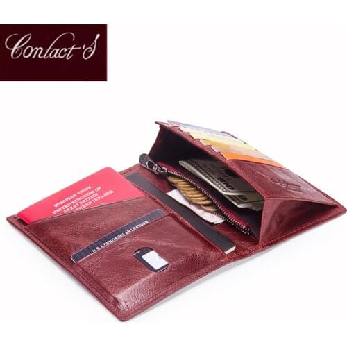 Travel Bag Organzier Genuine Leather Short Women Wallets 2018 Passport Holder Wallet For Credit Cards Small Zipper Coin Purse