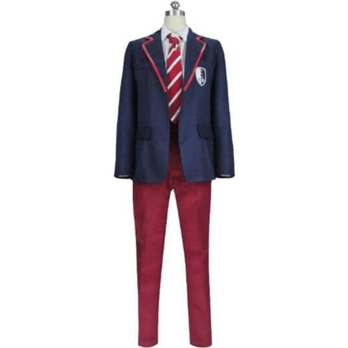 2020 Elite TV Series Netflix School Uniform Cosplay Costume Boys Custom-made For Christmas Halloween