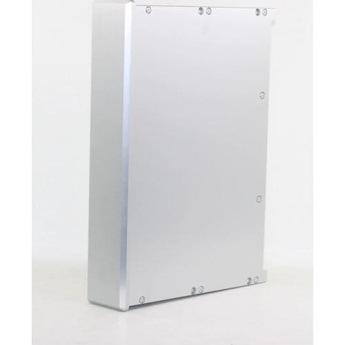 Size W300 H61.5 D228 DAC Decoder Shell Power Amplifier CNC Chassis DIY Aluminum Silver Case BZ3306 Rear Chassis