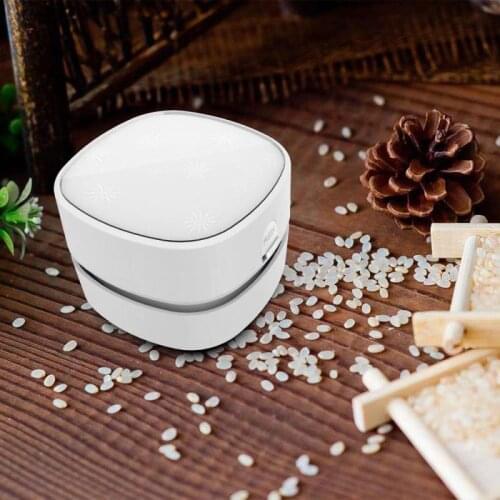 Mini Mute Vacuum Cyclone Suction USB Rechargeable Car Vacuum Cleaner 1000Pa Wet/Dry Auto For Car Home Pet Hair Desktop Cleaning