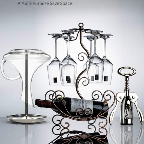 Red Wine Glass Set Home Crystal Glass Goblet Decanter Nordic Wine Set European Style Luxury High-End