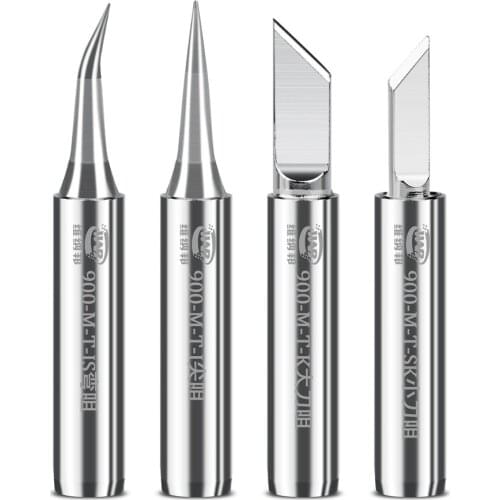 Lead-Free Copper-Aluminum Soldering Iron Tip Constant-Temperature 900M-T Welding Tips For 935/936/937/938 Soldering Stations