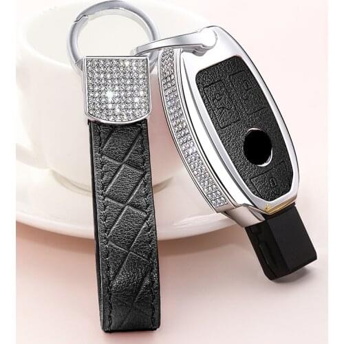 Luxury Diamond Auto Key Crystal Shell Car Smart Key Case Cover for Mercedes-Benz A/B/C/E/ML/GL/S/GLA/GLK/CLS/CLA W204 W205 W212