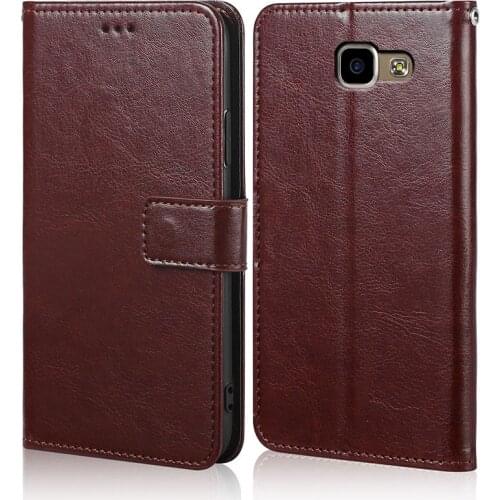 Luxury Leather Flip Case For Samsung Galaxy A7 A3 A5 A6 A8 Plus 2017 2018 2016 Case Wallet Card Stand TPU silicone Cover