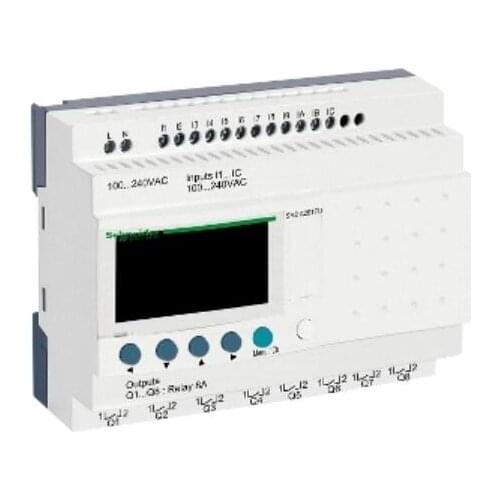 SR2A201FU compact smart relay Zelio Logic - 20 I O - 100..240 V AC - no clock - display