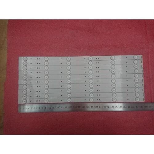10 PCS/set LED backlight strip for 49E360E/5ERS 49E3000 49E6080 49E5ERS 49E361S 49D9 LC490DUJ-SH A2 5800-W49001-0P00 1P00 2P00