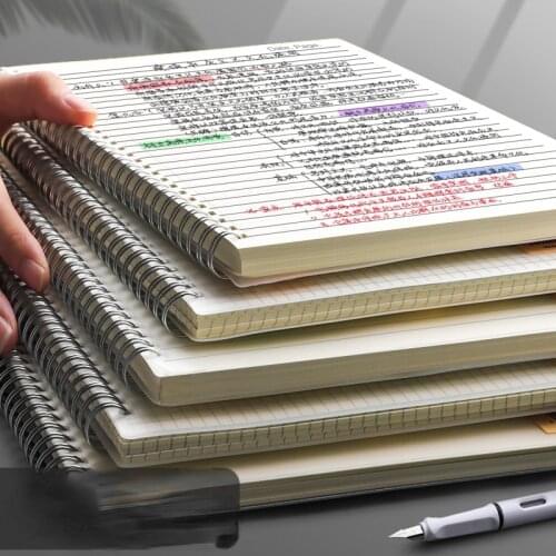 Notebook A4 Cross-line Daily Dairy Handbook B5 Grid Small Square Student Hand-painted Shcool Ofiice-Work Supplies Notebook