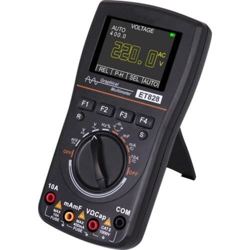 Upgraded MT8208 2 In 1 HD Intelligent Digital Multimeter Graphical Oscilloscope 2.5Msps Sampling Rate Electronic Test