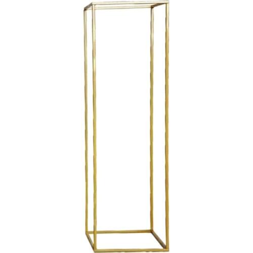 Flower Vase Grand Vase Tall Floor Vases Column Stand Metal Road Lead Elegant Wedding Decor 1PC