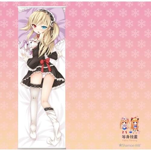 Japanese Anime Cartoon Boku wa Tomodachi ga Sukunai Peach Skin Velvet Rectangle Flat Wall Scroll Painting Poster Print 150*50cm