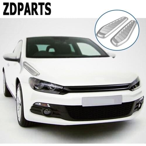 ZDPARTS Car Front Fender Engine Hood Air Vent Trim Stickers For BMW E46 E39 E60 E90 E36 F30 F10 X5 E53 E34 E30 Mini Cooper Lada