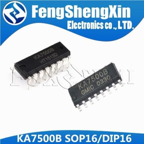 10pcs/lot New KA7500B DIP-16 KA7500 7500b SOP-16 SOP SMPS Controller IC