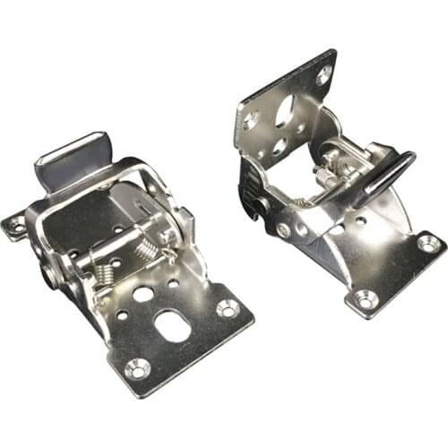 2PCS 90-180 Degree Self-Locking Folding Hinge Table Legs Silver Folding Coffee Table Furniture Hardware Cabinet Hinge