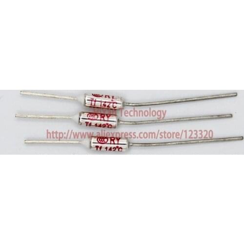 20pcs/lot) RY142 TF 142 Degree Celsius 142C 10A 250V Temperature Thermal Fuse