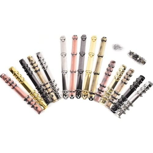 A4 A5 A6 Binder Clip Metal Spiral Binder File Folder Clip Notebooks Clip Loose Leaf Book Binder Rings Album Scrapbook Clips