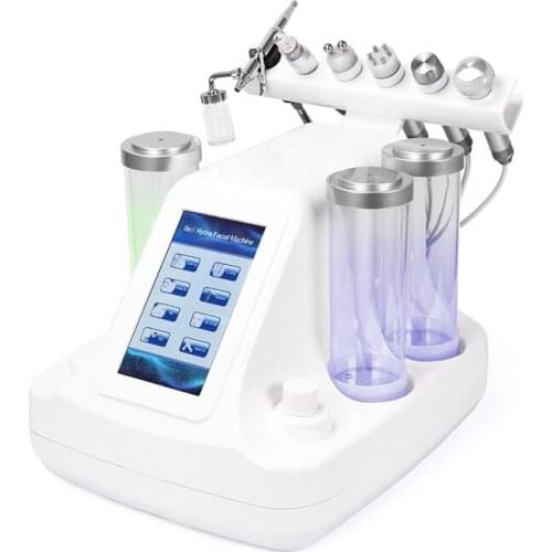 6 in 1 Hydra Dermabrasion Aqua Peel Clean Skin Care BIO Light RF Vacuum Face Cleaning Hydro Water Oxygen Jet Peel Machine