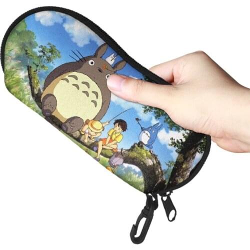 Japan Anime My Neighbor Totoro Glasses Case Cartoon Cute Kid School Eyeglasses Protection Holder Carry Eyewear Accessories