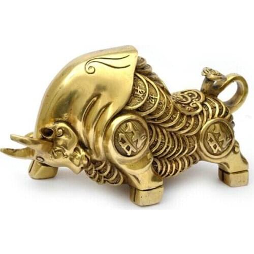 A pure bull ornaments money Niu Wang cattle defends Zhaocai Cai Wang shares a fortune of cattle