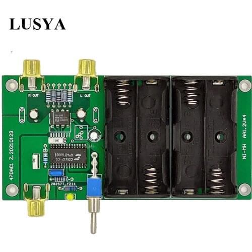 Lusya TDA1543 Decoder HIFI 47labs Decoder DAC Without Battery WAV 16bit 44.1K