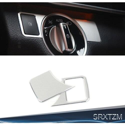 SRXTZM 2pcs For Mercedes benz ML GLE W166 GL X166 GLS GLA CLA Car Styling Headlight Adjustment Cover Electronic Button New