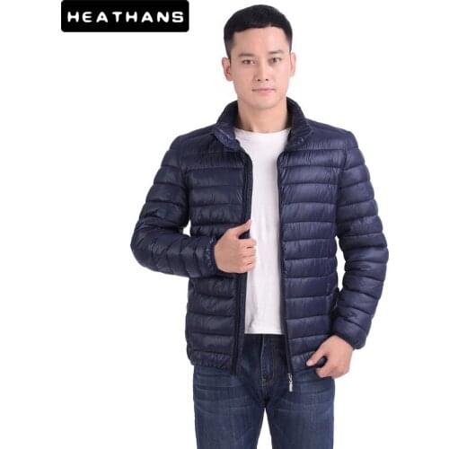 Mens Down Jackets Ultra Lightweight Packable Down Jacket Male Waterproof Wind-Resistant Breathable Parkas Coat Oversize Men Top