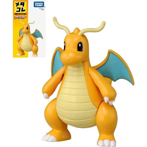 Takara Tomy Pokemon Kids Toys Anime Figures Dragonite Charmander PVC Action Figures Collections Model Dolls Gifts for Children