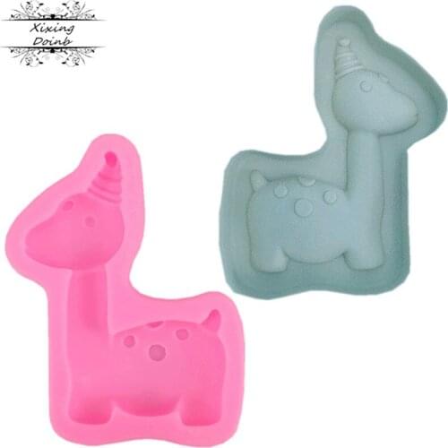 Cake tool cartoon dinosaur shape silicone mold DIY cake decoration tool Chocolate Candy Mold