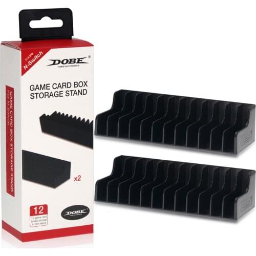 2pcs CD Disk Holder Support Game Card Box Storage Stand For Nintendo Switch Can hold 24pcs CD Disks