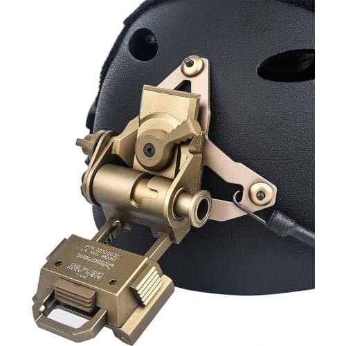Metal Wilcox L4 G30 NVG Helmet Mount Attach to PVS15/18/31/GPNVG-18 Angle Adjustable Fast NVG Mounting System Adapters