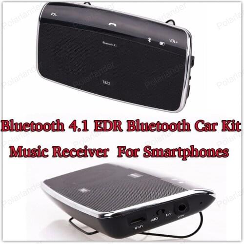 Mini car-styling Bluetooth V4.1+EDR sun visor fine clip with multi-functional car hands-free intercom system Music Receiver