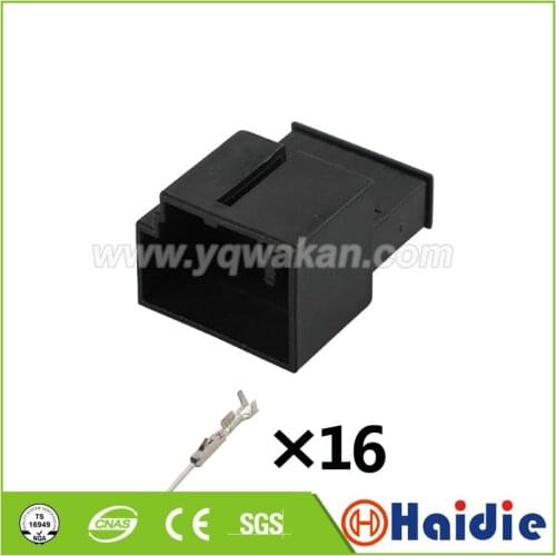2sets 16pin male of VW 1K0972928 1K0 972 928 auto wiring harness plug cable electric unsealed plug connector