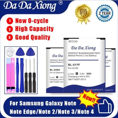 High capacity cell phone replacement For Samsung Note Edge 2 3 4 Battery EB595675LU N800BE EB615268VU EB-BN910BBE EB-BN915BBC