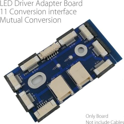 LED TV Monitor Panel adapter Board 11 connectors mutual conversion backlight lamp strip controller board not include cables