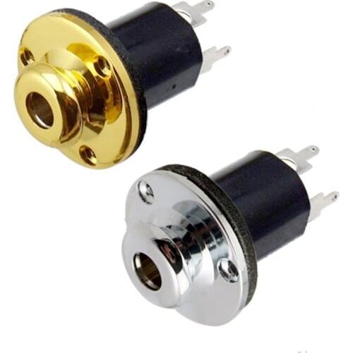 1/4" Bass Guitar output Input End Pin Jack - 6.35 Acoustic Guitar Equalizer EQ Preamp Socket 6.35 Jack guitar accessories