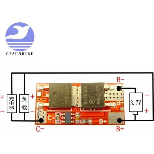 High current three yuan polymer lithium battery 1 Series 2 series of protective panels for 10A short time 25A