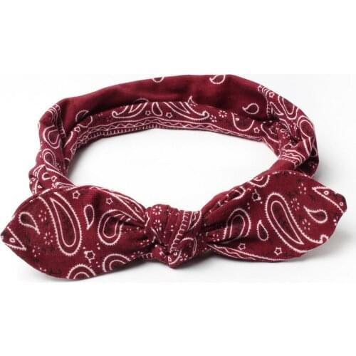 Hair Bands for Women Print Headband Retro Hair Accessories Cross Turban Bandage Bandanas Hairband Headwrap Sweet Summer Headwear