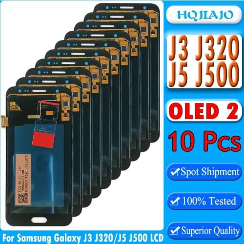 10PCS TFT Iron 2 For Samsung Galaxy J5 J500 J3 J320 Touch Screen Digitizer LCD Display Adjust For Samsung J3 J320 Not incell