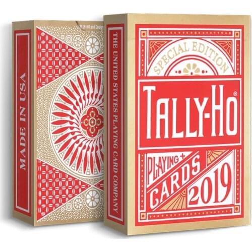 2019 Tally Ho Red Playing Cards Chinese New Year Limited Edition Deck USPCC New Poker Magic Cards Magic Tricks Props