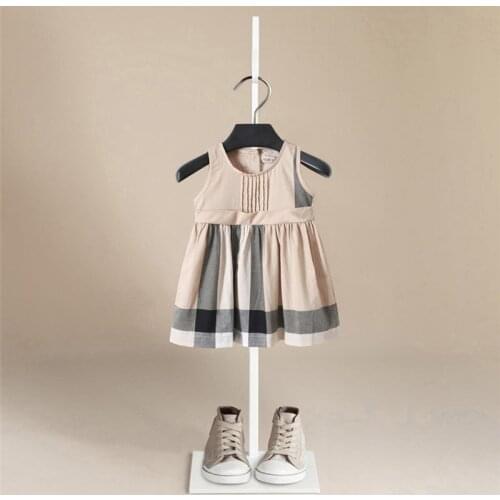 2021 NGirls Dress Kids Clothes Summer Brand Baby Princess Dress Children Vestido Clothing Korean Baby Clothes