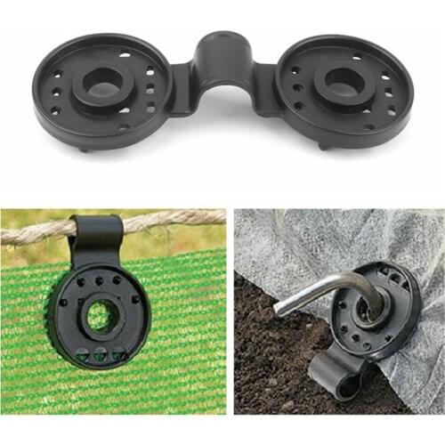 5pcs Plastic Sunshade Net Clip Garden Greenhouse Shade Cloth Fix Clamp Grommet Hook Clip Garden Tools 10.5x3.7x1cm