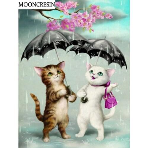 5D Diy Diamond Painting New Arrival Cartoon Cat Full Square Rhinestones Embroidery Cross Stitch Diamond Mosaic Decoration Home